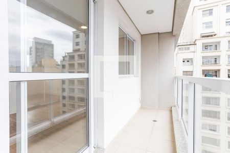 Studio para alugar com 32m², 1 quarto e 1 vagaVaranda
