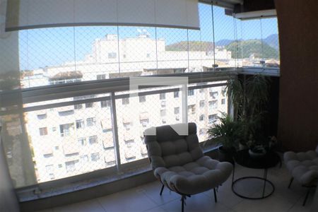 Varanda da Sala de apartamento à venda com 3 quartos, 144m² em Taquara, Rio de Janeiro