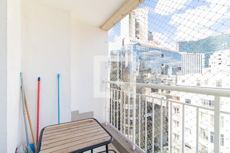 Studio para alugar com 31m², 1 quarto e sem vagaVaranda