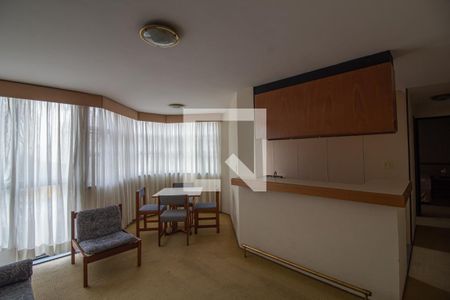 Sala/Cozinha de apartamento para alugar com 1 quarto, 50m² em Campo Belo, São Paulo
