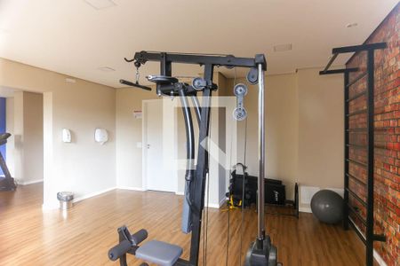 Área comum - Academia de apartamento para alugar com 1 quarto, 28m² em Paraíso do Morumbi, São Paulo