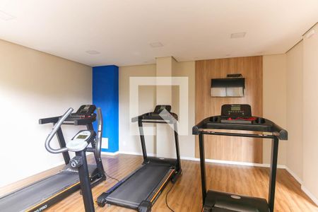 Área comum - Academia de apartamento para alugar com 1 quarto, 28m² em Paraíso do Morumbi, São Paulo