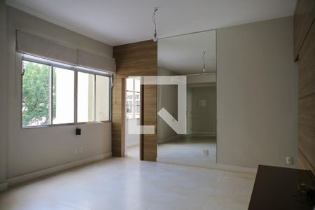 Sala de apartamento para alugar com 3 quartos, 105m² em Gonzaga, Santos