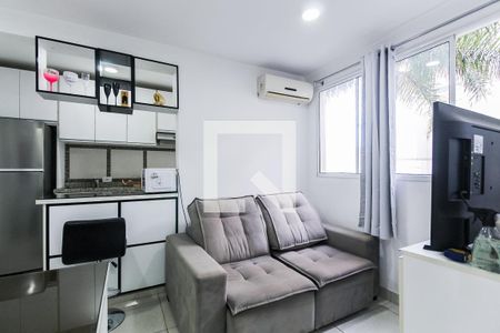 Sala de apartamento à venda com 2 quartos, 48m² em Costa E Silva, Porto Alegre