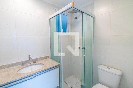 Banheiro da Suíte de apartamento para alugar com 1 quarto, 57m² em Jardim Prudência, São Paulo