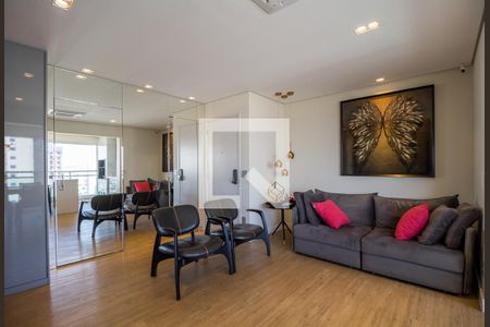 Sala de apartamento para alugar com 3 quartos, 101m² em Vila Mogilar, Mogi das Cruzes