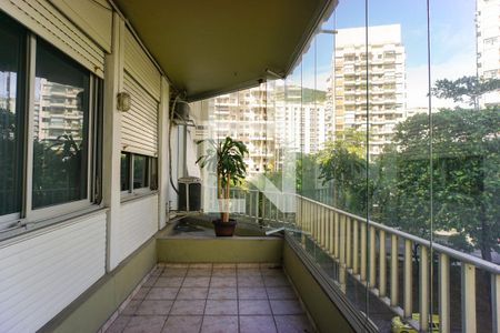 Varanda da Sala de apartamento para alugar com 3 quartos, 115m² em São Conrado, Rio de Janeiro