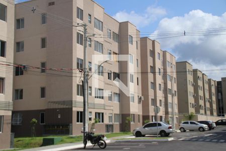 Fachada do bloco de apartamento para alugar com 2 quartos, 43m² em Curicica, Rio de Janeiro