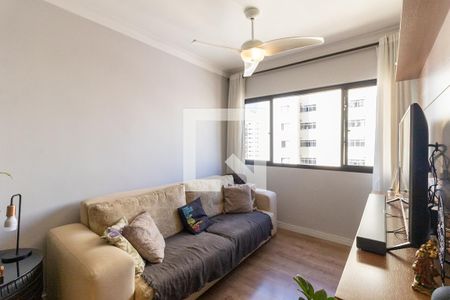 Sala  de apartamento à venda com 2 quartos, 55m² em Vila Gumercindo, São Paulo