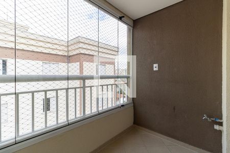 Varanda da Sala de apartamento à venda com 2 quartos, 56m² em Vila Caraguatá, São Paulo