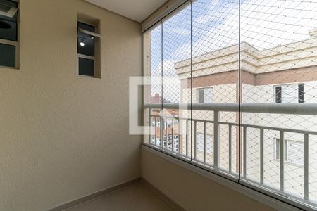 Varanda da Sala de apartamento à venda com 2 quartos, 56m² em Vila Caraguatá, São Paulo