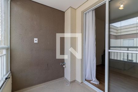 Varanda da Sala de apartamento à venda com 2 quartos, 56m² em Vila Caraguatá, São Paulo