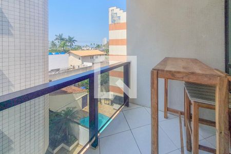 Varanda de apartamento para alugar com 4 quartos, 106m² em Vila Júlia, Guarujá
