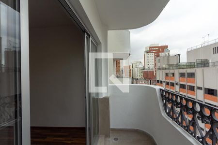Varanda da Sala de apartamento para alugar com 2 quartos, 92m² em Indianópolis, São Paulo