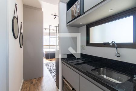 Studio para alugar com 30m², 1 quarto e sem vaga Studio para alugar com 30m², 1 quarto e sem vagaCozinha