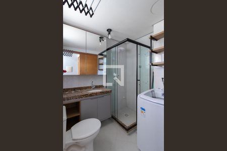 Studio para alugar com 30m², 1 quarto e sem vaga Studio para alugar com 30m², 1 quarto e sem vagaBanheiro