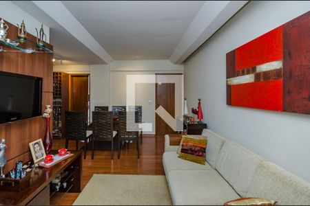 Sala de apartamento para alugar com 3 quartos, 115m² em Luxemburgo, Belo Horizonte