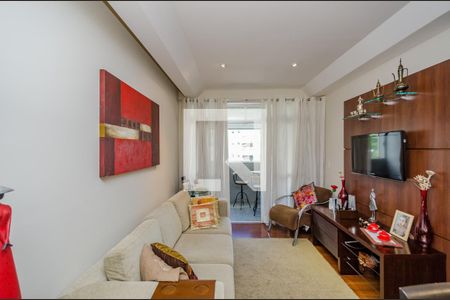 Sala de apartamento para alugar com 3 quartos, 115m² em Luxemburgo, Belo Horizonte