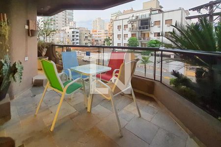 Sala - Varanda de apartamento para alugar com 4 quartos, 163m² em Balneario Cidade Atlantica, Guarujá