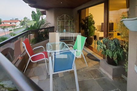 Sala - Varanda de apartamento para alugar com 4 quartos, 163m² em Balneario Cidade Atlantica, Guarujá