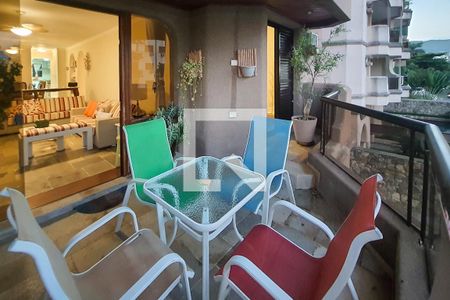 Sala - Varanda de apartamento para alugar com 4 quartos, 163m² em Balneario Cidade Atlantica, Guarujá