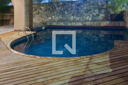Àrea Comum - Piscina de apartamento para alugar com 4 quartos, 163m² em Balneario Cidade Atlantica, Guarujá