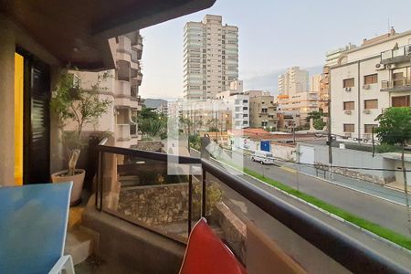 Sala - Varanda de apartamento para alugar com 4 quartos, 163m² em Balneario Cidade Atlantica, Guarujá