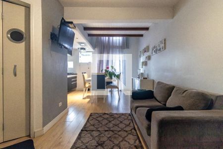 Sala e Cozinha de apartamento para alugar com 1 quarto, 97m² em Moema, São Paulo