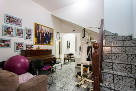 Sala de casa à venda com 4 quartos, 50m² em Jardim Cristiane, Santo André