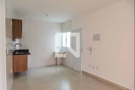 Sala/quarto/cozinha de apartamento para alugar com 1 quarto, 32m² em Vila Santo Estefano, São Paulo