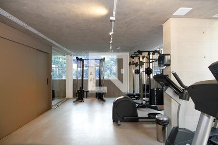 Área Comum - Academia de apartamento à venda com 1 quarto, 83m² em Cerqueira César, São Paulo