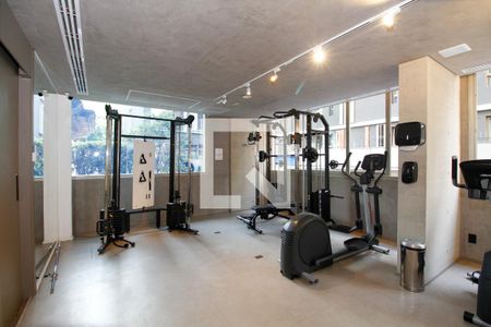 Área Comum - Academia de apartamento à venda com 1 quarto, 83m² em Cerqueira César, São Paulo