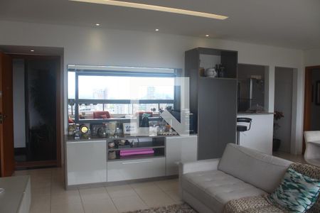 Sala de apartamento à venda com 3 quartos, 111m² em Vila da Serra, Nova Lima