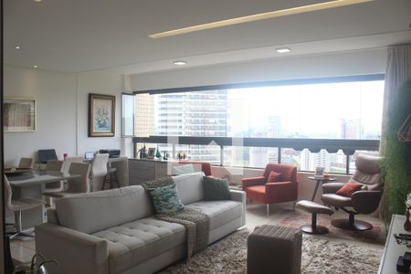 Sala de apartamento à venda com 3 quartos, 111m² em Vila da Serra, Nova Lima