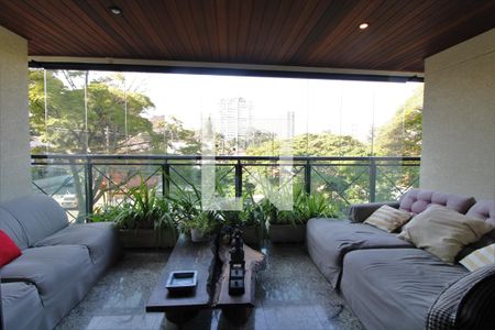 Varanda de apartamento à venda com 4 quartos, 170m² em Jardim Santo Amaro, São Paulo