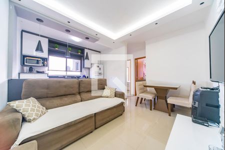 Sala de apartamento para alugar com 2 quartos, 56m² em Vila Bela Vista, Santo André