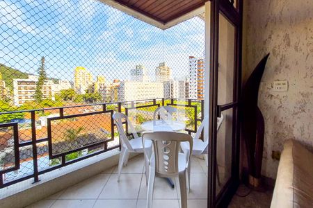 Sala - Varanda de apartamento para alugar com 4 quartos, 128m² em Loteamento João Batista Julião, Guarujá