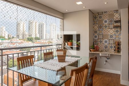 Varanda Gourmet de apartamento à venda com 3 quartos, 94m² em Lapa, São Paulo