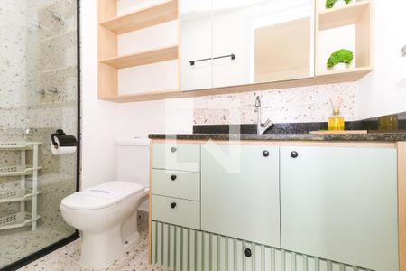 Studio para alugar com 35m², 1 quarto e 1 vaga Studio para alugar com 35m², 1 quarto e 1 vagaBanheiro