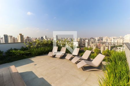 Studio para alugar com 35m², 1 quarto e 1 vaga Studio para alugar com 35m², 1 quarto e 1 vagaRooftop