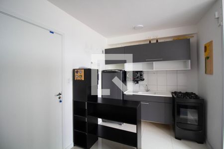 Cozinha de apartamento para alugar com 1 quarto, 25m² em Vila Campanela, São Paulo
