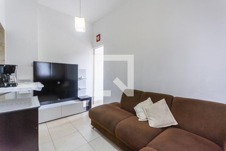 Sala de apartamento para alugar com 1 quarto, 50m² em Itararé, São Vicente