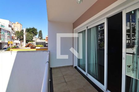 Varanda da Sala de casa à venda com 3 quartos, 260m² em Campestre, Santo André