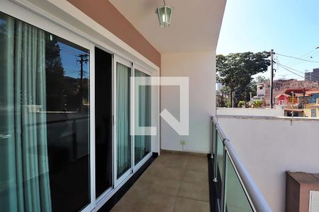 Varanda da Sala de casa à venda com 3 quartos, 260m² em Campestre, Santo André