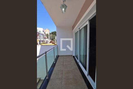 Varanda da Sala de casa à venda com 3 quartos, 260m² em Campestre, Santo André