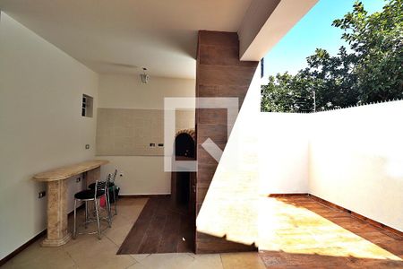 Área Gourmet de casa à venda com 3 quartos, 260m² em Campestre, Santo André