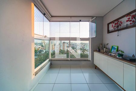 Varanda da Sala de apartamento para alugar com 2 quartos, 65m² em Jardim, Santo André