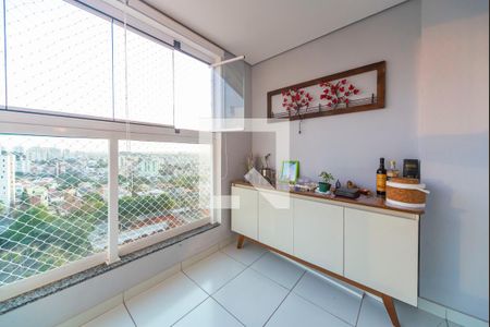 Varanda da Sala de apartamento para alugar com 2 quartos, 65m² em Jardim, Santo André