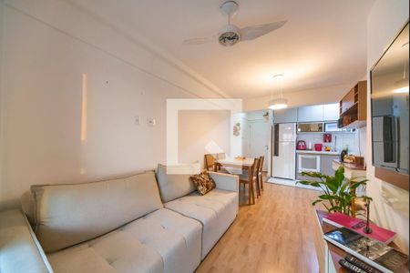 Sala de apartamento para alugar com 2 quartos, 65m² em Jardim, Santo André