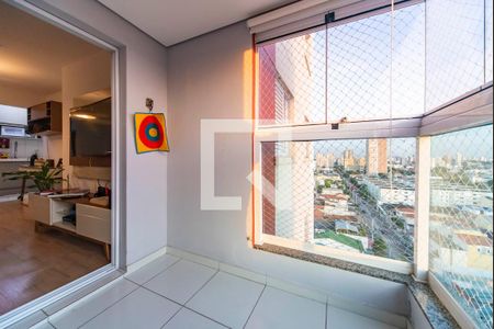 Varanda da Sala de apartamento para alugar com 2 quartos, 65m² em Jardim, Santo André